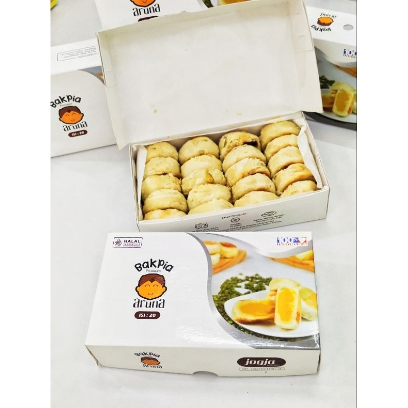 

Bakpia Pathok Basah Aruna Rasa Kacang Hijau isi 20