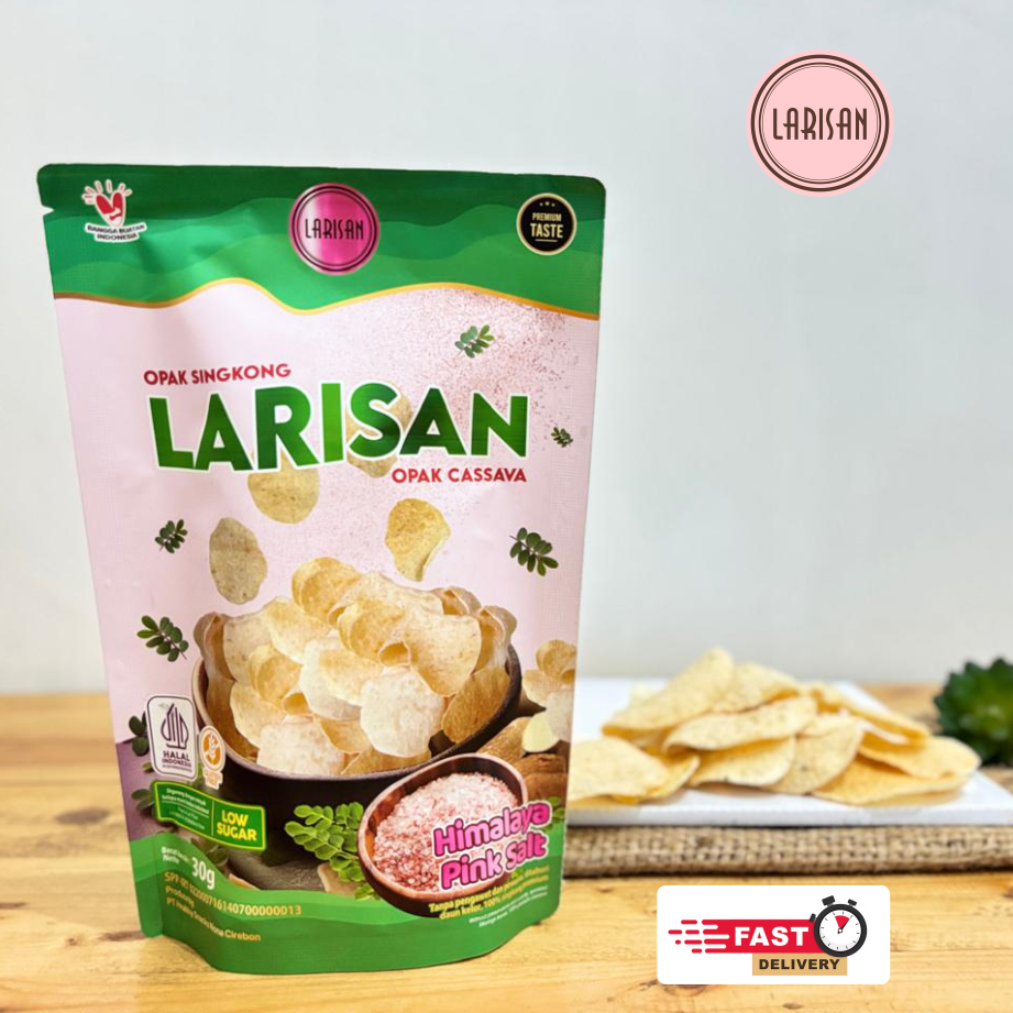 

Opak Singkong Garam Himalaya Pink, Taburan Daun Kelor, Non MSG, Gluten Free, Minyak Kelapa Murni, Tanpa Pewarna & Pengawet