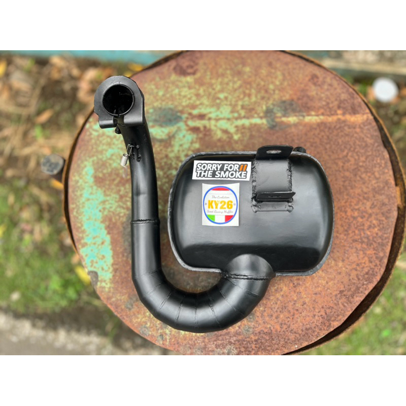 Knalpot Vespa Standar Ky'Box Spek Standar Porting Original by KY26 Racing