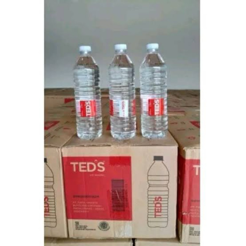 TEDS AIR MINERAL 600 ML DUS ISI 24 BOTOL