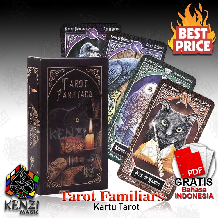 Kartu Tarot Ukuran Mini 78 Lembar Cocok untuk Perjalanan