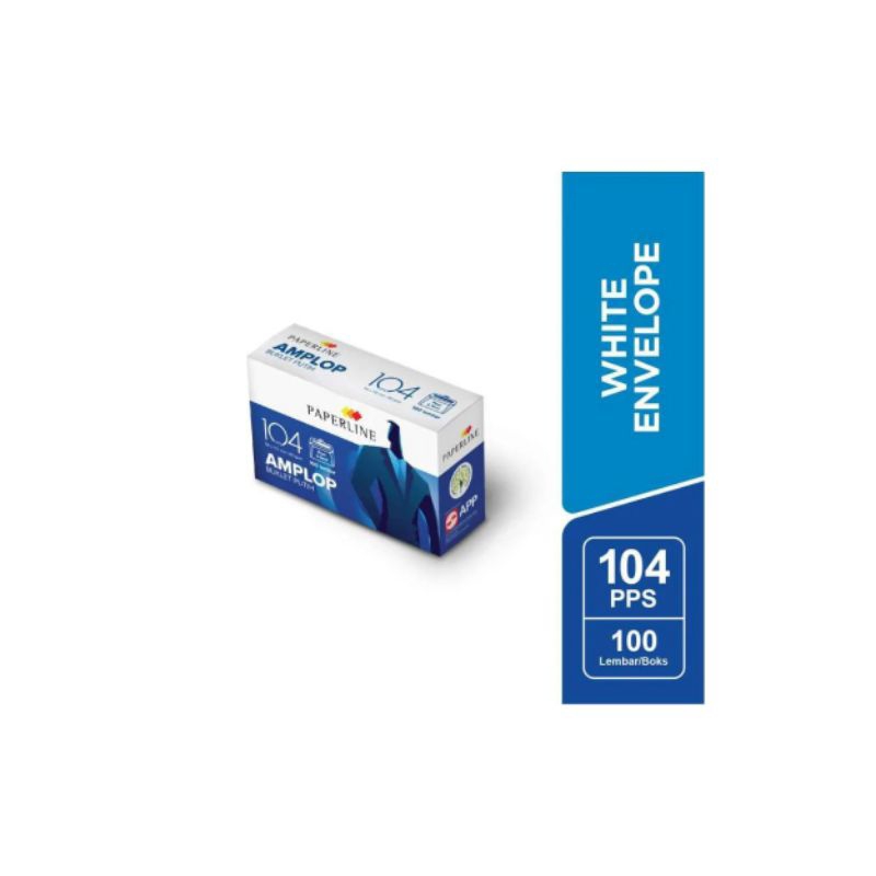 

Amplop Putih Paperline 104 PPS | 95x152 mm | 100 Lembar | Amplop Buklet Seal