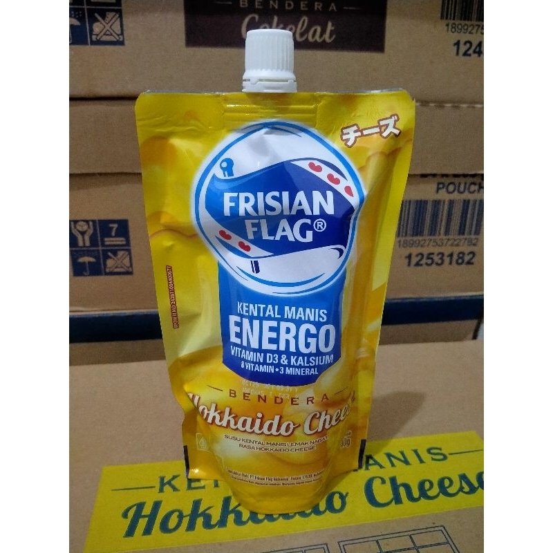 

Frisian Flag Susu Bendera Hokkaido Cheese Pouch 260 gr