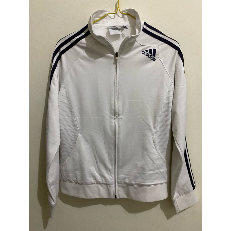 [preloved] jaket adidas putih