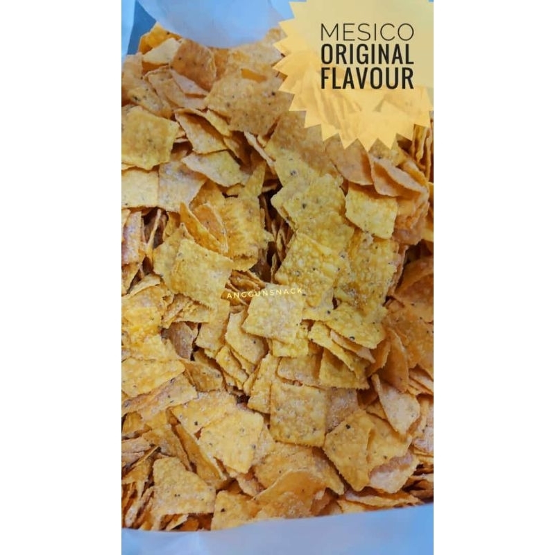 

kripik tortila mesico / happytos jagung / tortila mesico
