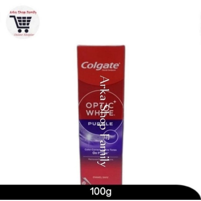COLGATE Optic White Purple 100g Pasta Gigi Odol Ungu