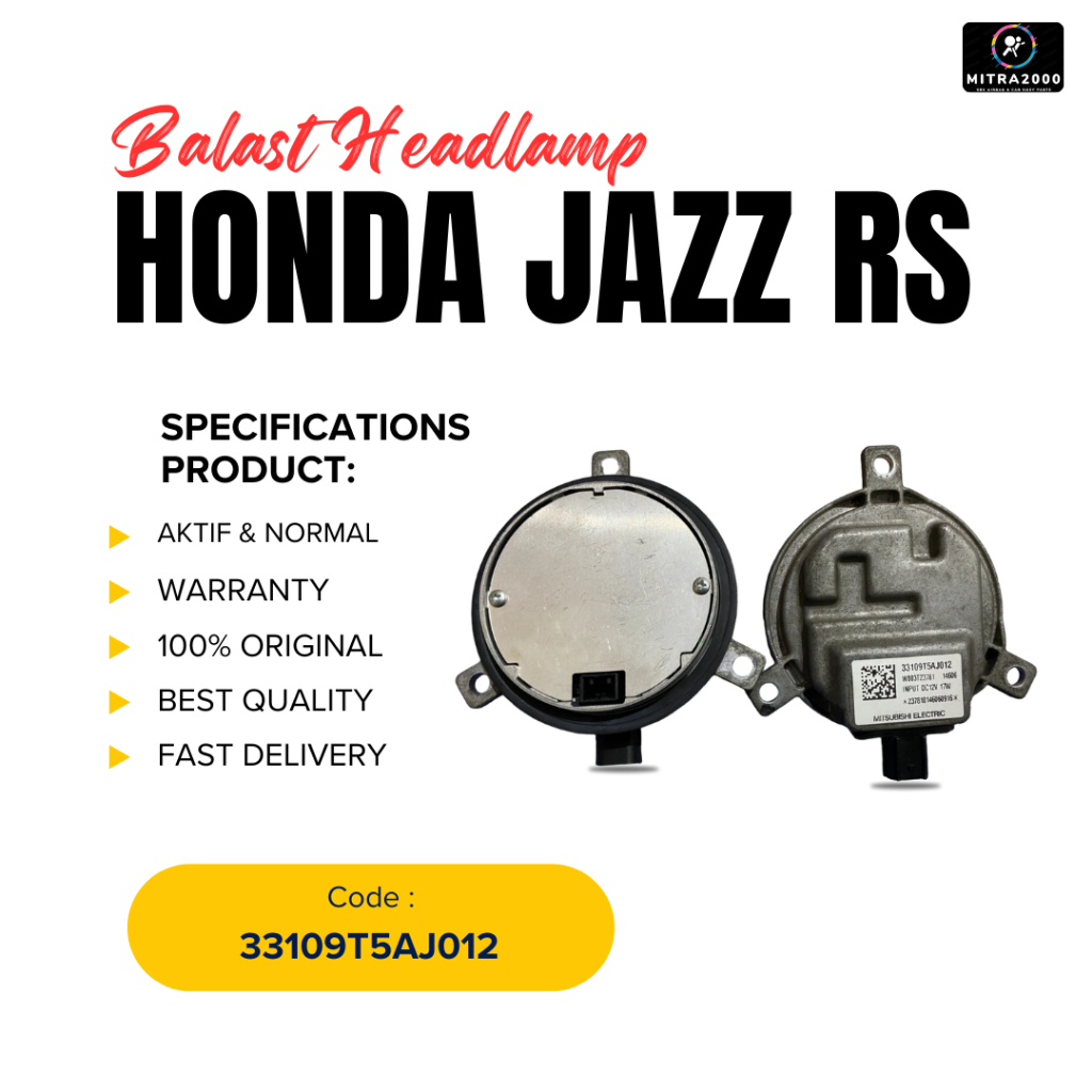 Ballast Headlamp Honda Jazz RS GK5 Tahun 2015 2016 2017