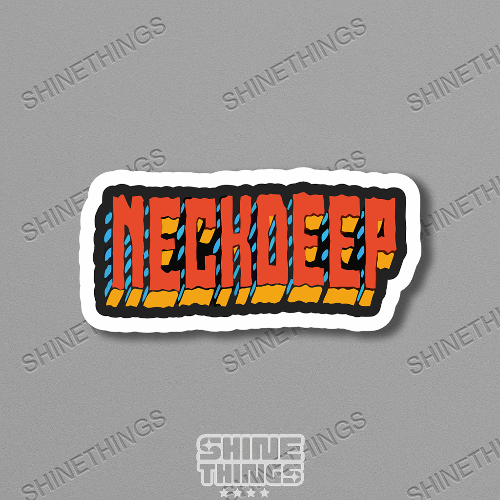 

[Stiker Satuan] stiker Neckdeep || sticker aesthetic band