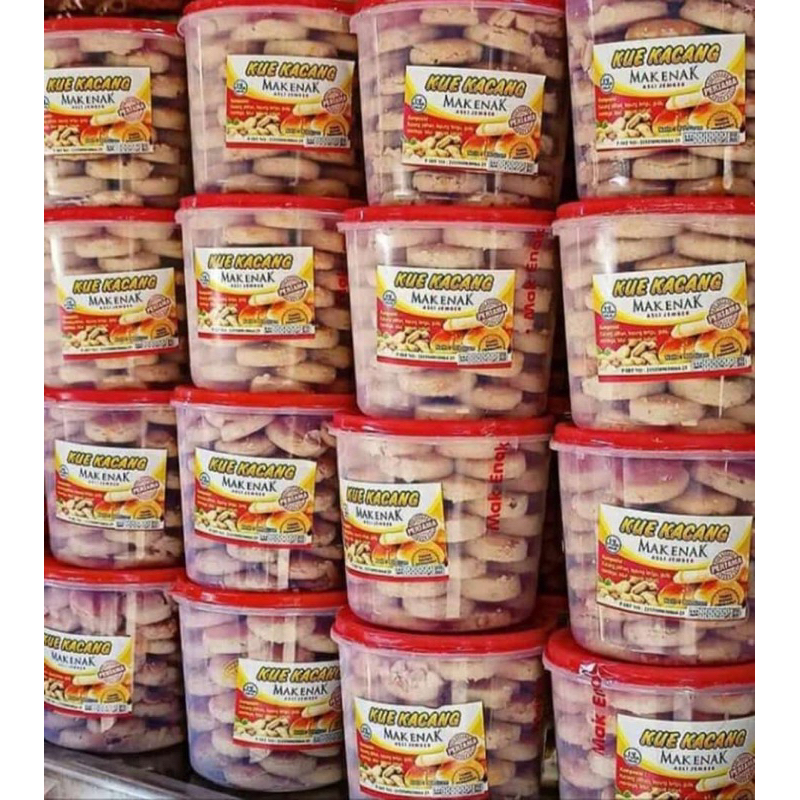 

Kue kacang Mak Enak toples asli jember 1kg