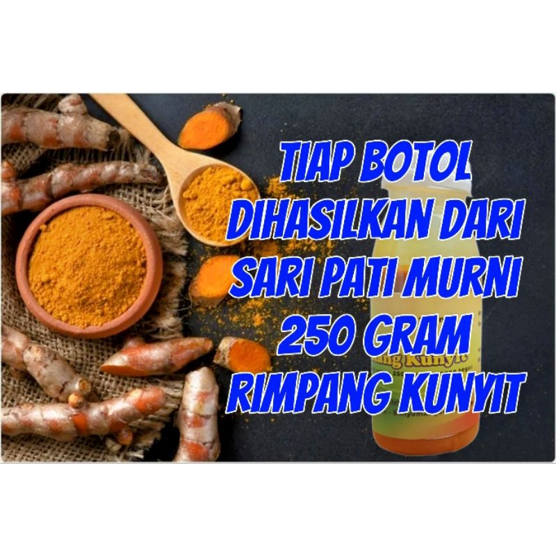 

biang kunyit satu tegukan saat perut kosong