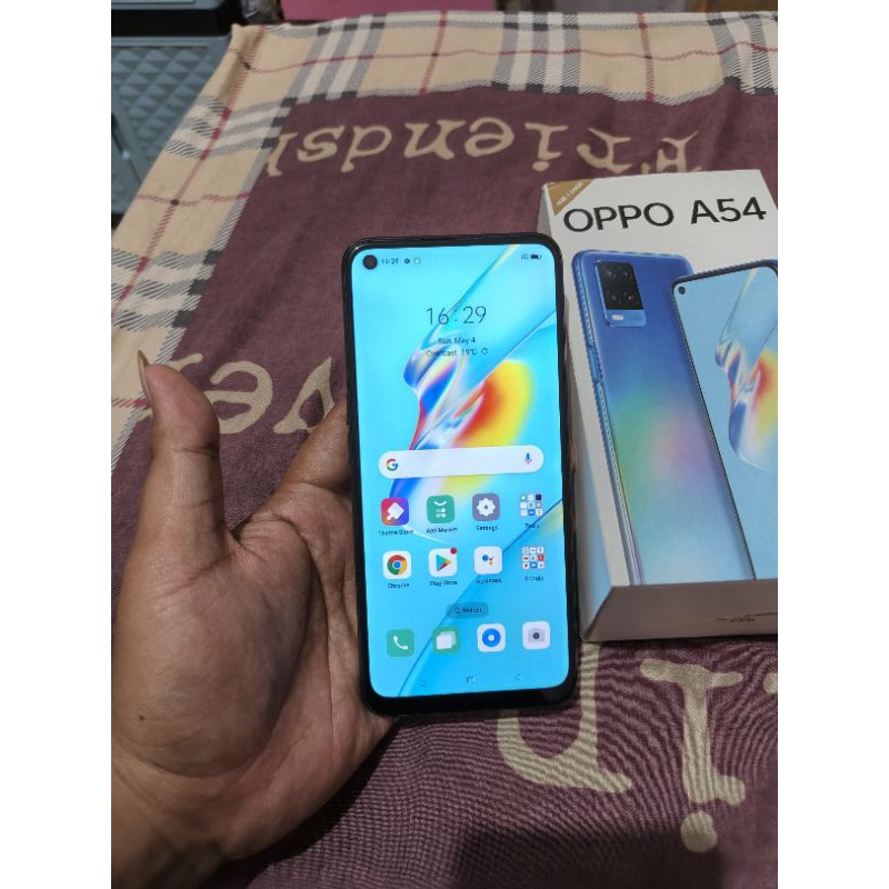 oppo a54 resmi indonesia murah fulset 64gb ram 4gb lengkap normal hp bekas murah