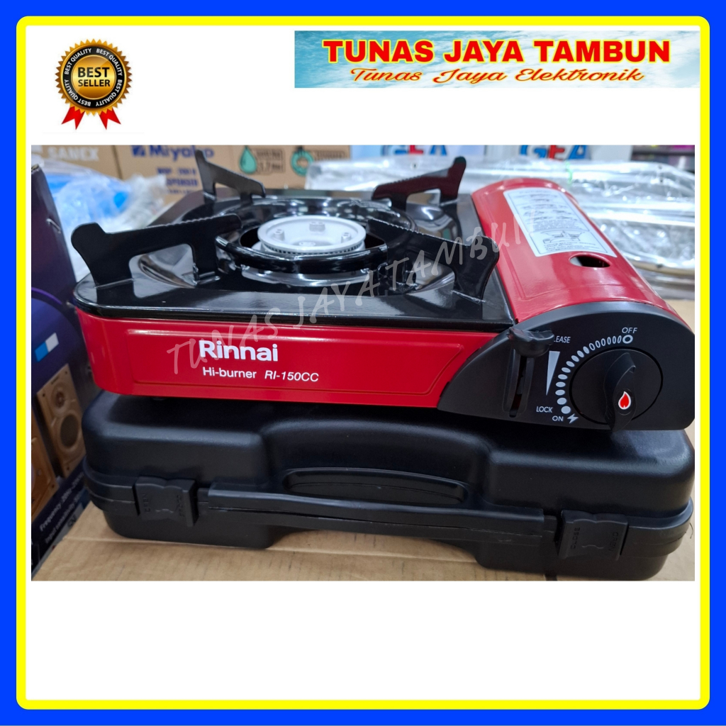 KOMPOR GAS PORTABLE RINNAI RI 150 CC / RINNAI KOMPOR GAS PORTABLE RI 150 CC / RINNAI RI 150CC