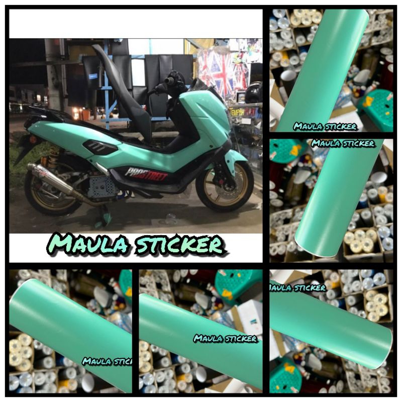 Skotlet Warna Hijau Mint Doff Kualitas Premium Untuk Variasi Body Motor Atau Mobil