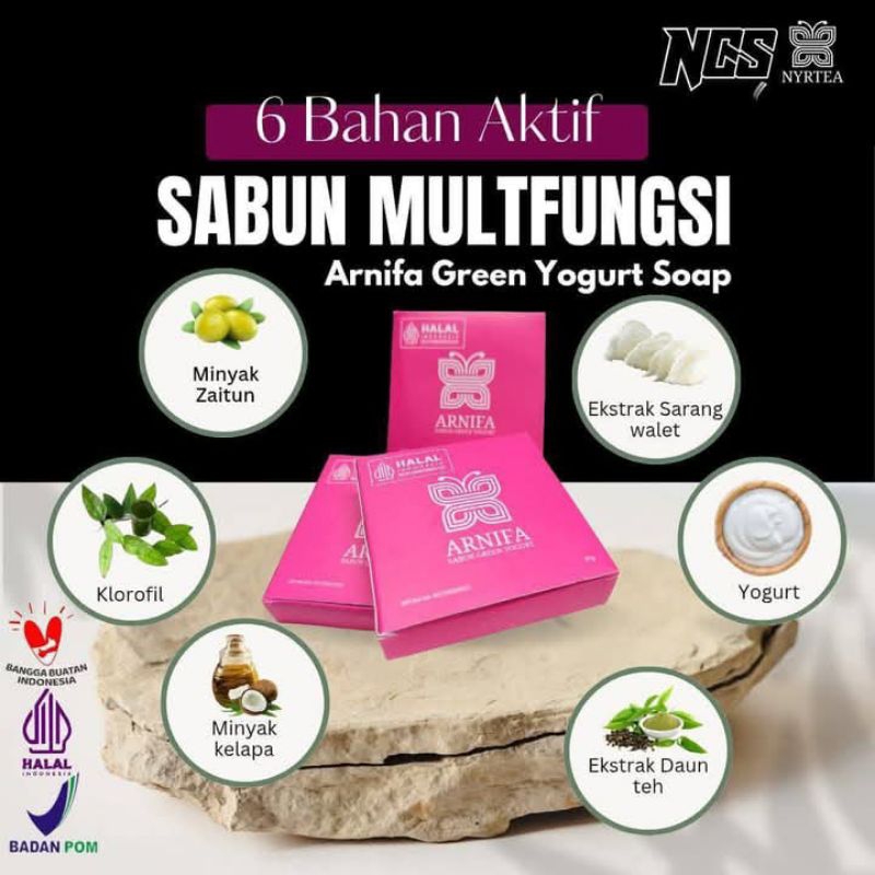 SABUN ARNIFA BY NYRTEA,GLOWING TERBUKTI HASILNYA, AMPUH, BPOM