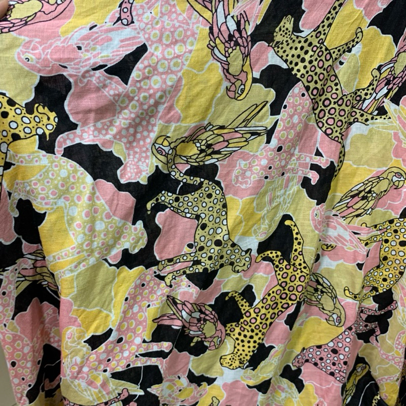 Kain cotton linen - Bahan Kain katun linen premium - Kain linen motif  - Kain katun motif - Kain kat