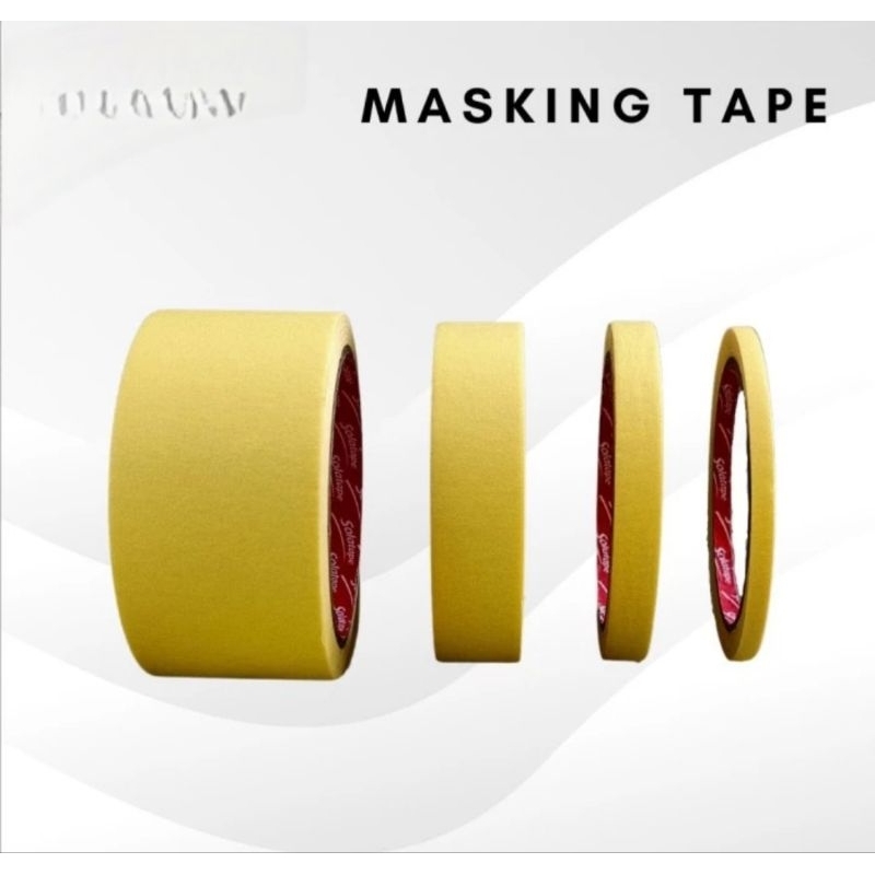 

MASKING TAPE murah / Lakban kertas 1”inch 2” inch