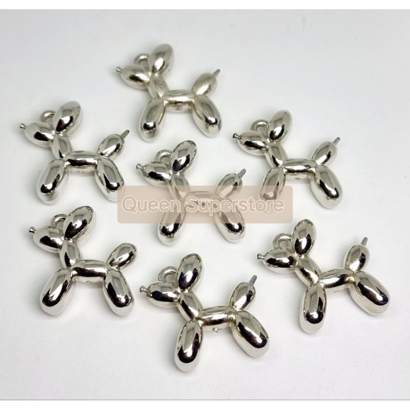 Manik Mote Pudel Poodle Silver Chrome BX