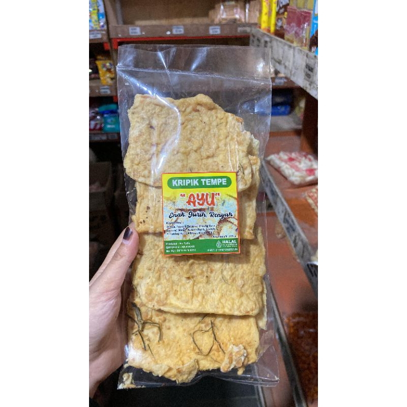 

Kripik Tempe Kedelai Gurih Renyah 150gr