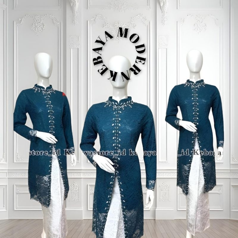 D3v Kebaya Modern/Kebaya Tunik Hana Payet/Kebaya Brokat