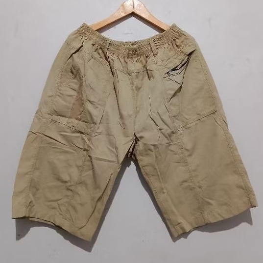 Celana Cargo Pendek / Celana Gombrong Cargo Army Pocket USA Brown Y2K Second Original Preloved