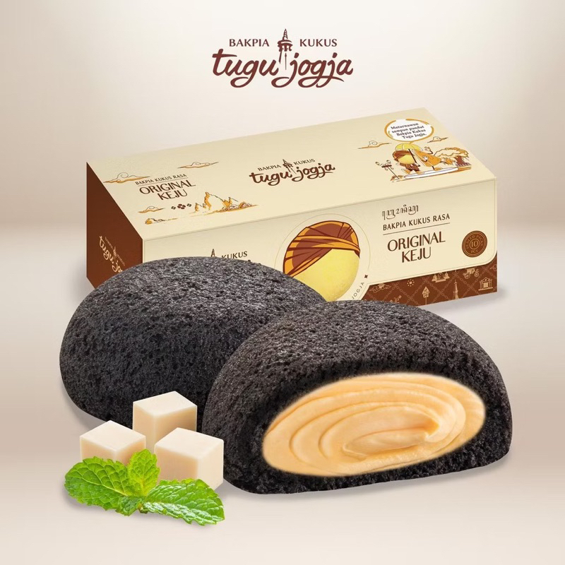 

Bakpia Kukus Tugu Jogja Brownies Keju - isi 10 pcs Travel Pack