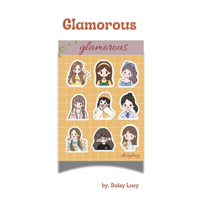 

Stiker Cewek Lucu Aesthetic 9 Pcs – Cinnamon Daisy Lucy | Sticker Vinyl Imut Bunga, stiker lucu, stiker gemes, stiker laptop, stiker K-pop, sticker pack, scrapbook, waterproof, kawaii, aesthetic, handmade