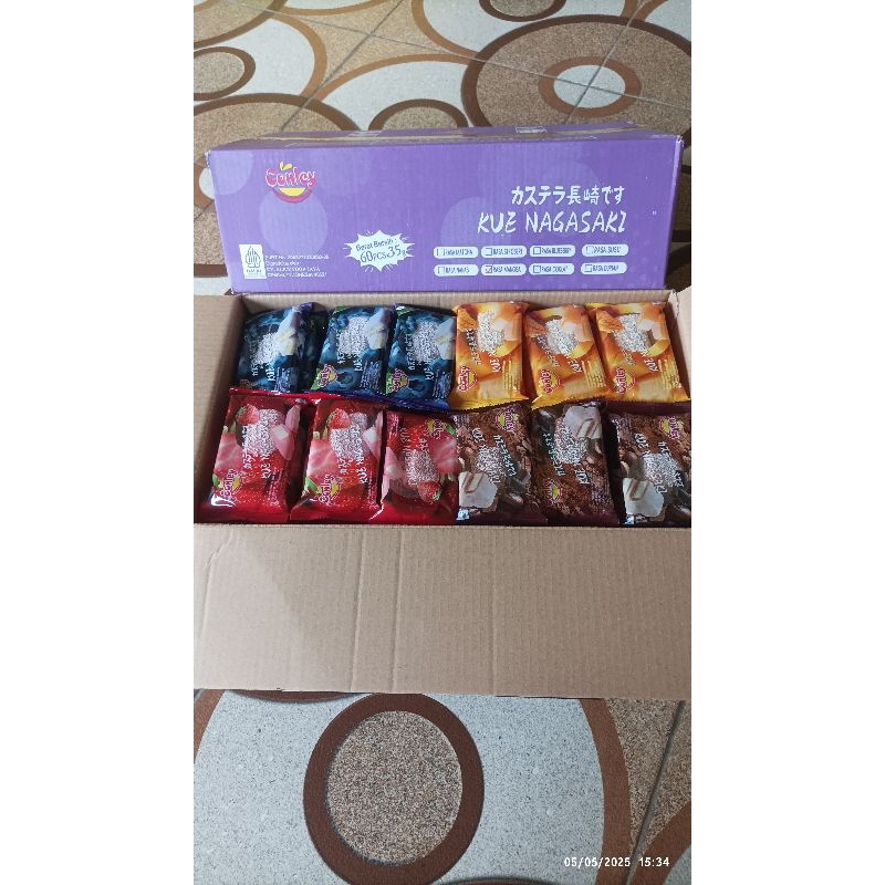 

Kue Nagasaki Conley 35gr 1dos isi 60pc mix 4rasa