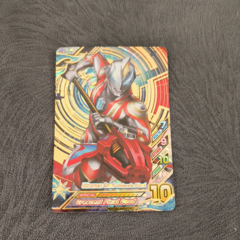 kartu ultraman ori preloved versi 3 geed ultimate final