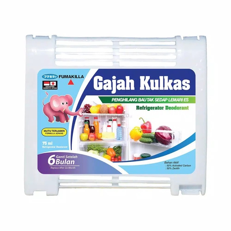 Gajah Kulkas Pengharum Kulkas Anti Bau - Pewangi Lemari Pakaian Baju Anti Kuman Bakteri