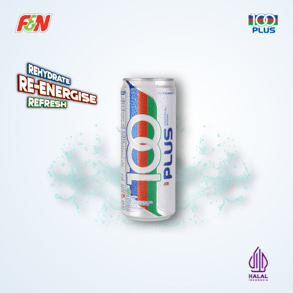 

100Plus Original Can/Kaleng Isotonik 325ml x 1 Pcs