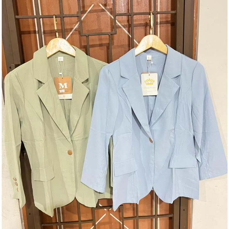 BLAZER MENGHUAN/BLAZER KOREAN STYLE/BLAZER WANITA KOREAN STYLE/BLAZER KEKINIAN