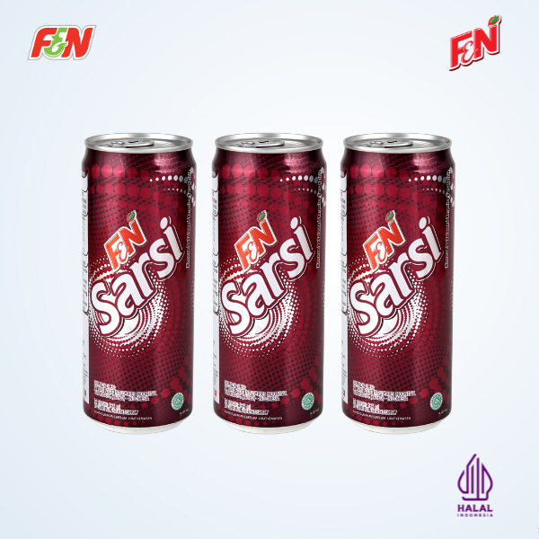 

Minuman Kaleng F&N Sarsi 325ml x 3 Pcs - Drink