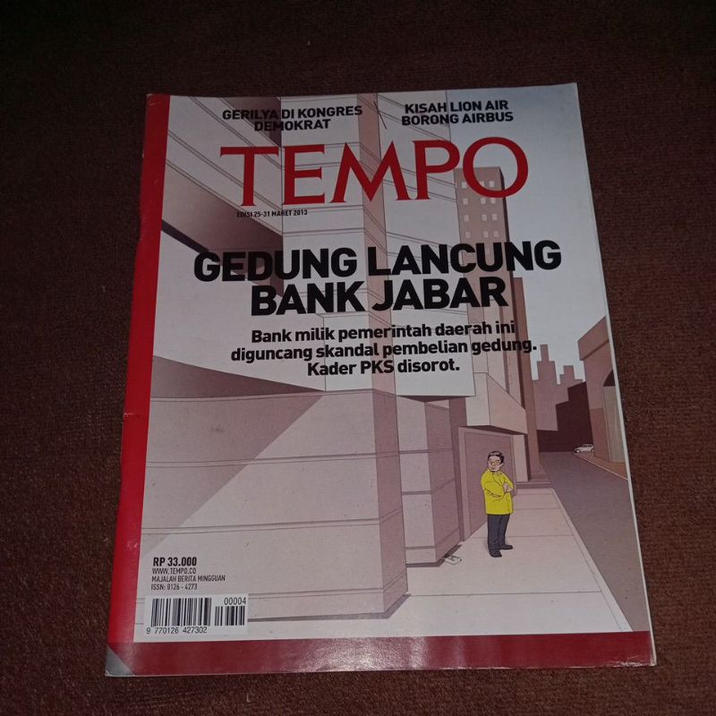 MAJALAH TEMPO EDISI 25-31 MARET 2013 - GEDUNG LANCUNG BANK JABAR