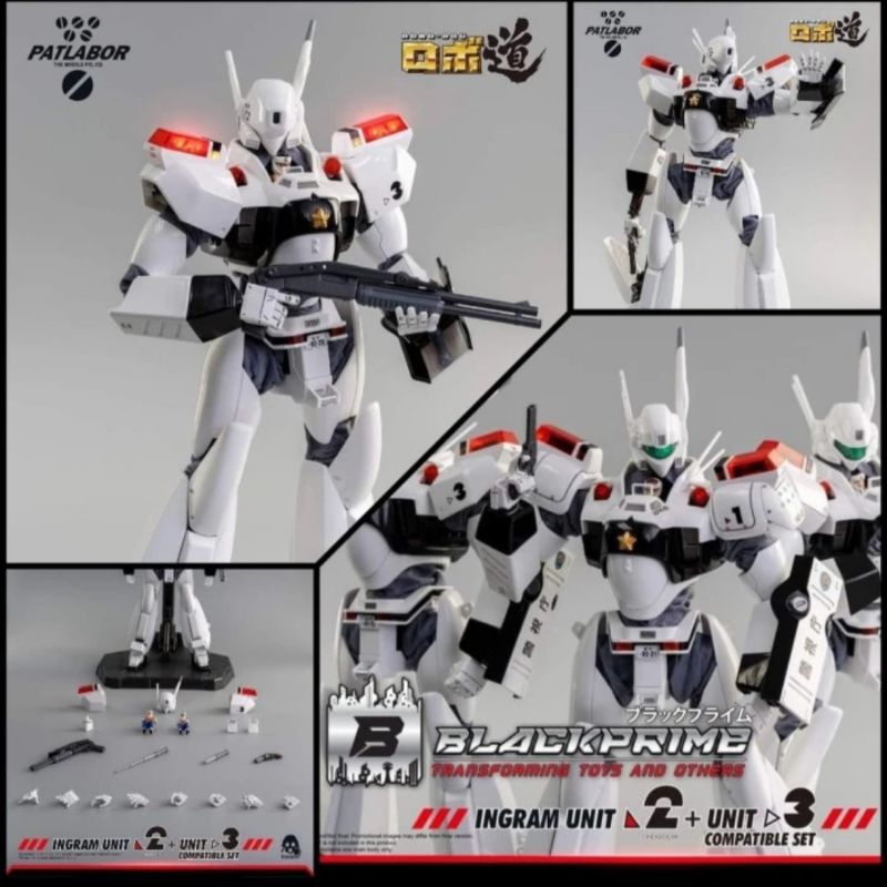 Threezero 1/35 Mobile Police Patlabor ROBO-DOU Ingram Unit 2 + 3 ( Compatible Set ) ( Reissue ) 