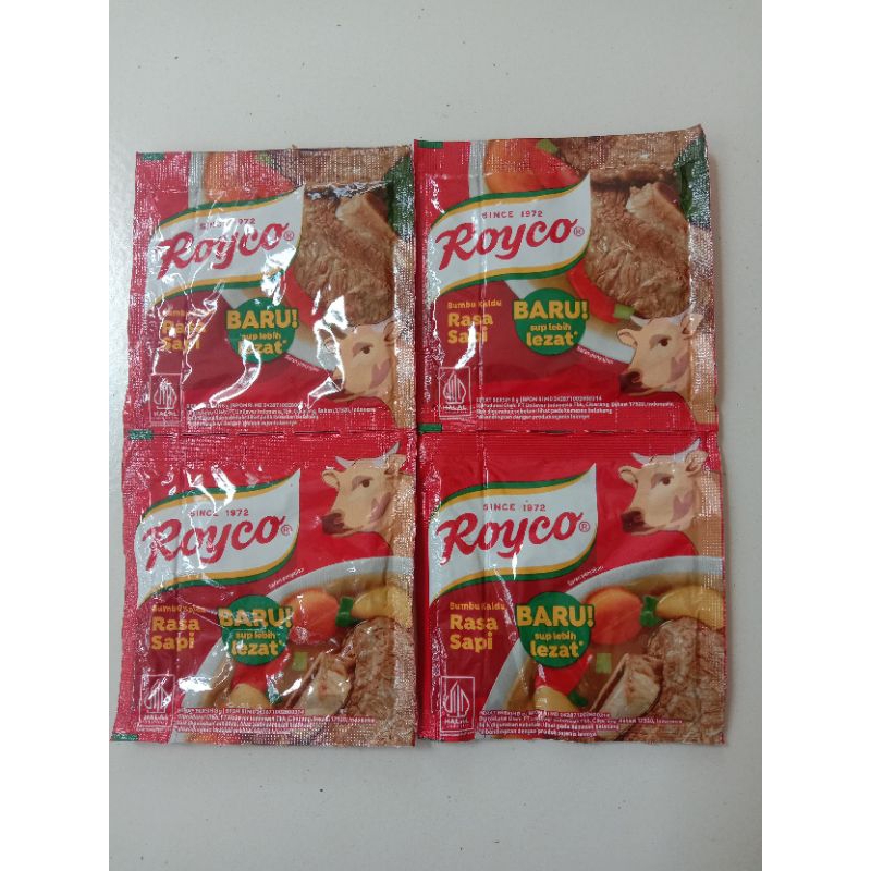 

royco rasa sapi 4 pcs penyedap masakan
