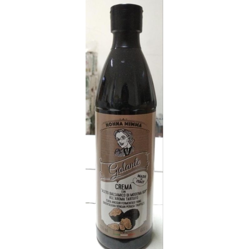 

Cuka anggur perasa truffle - Balsamic vinegar cream truffle | NONNA MIMMA 500 ml