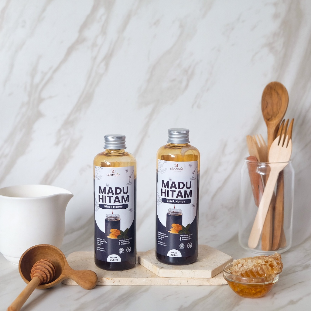 

Madu Asli Pahit 250ml Hitam Black Honey Raw Murni Alami Natural Hutan Forest fresh and natural