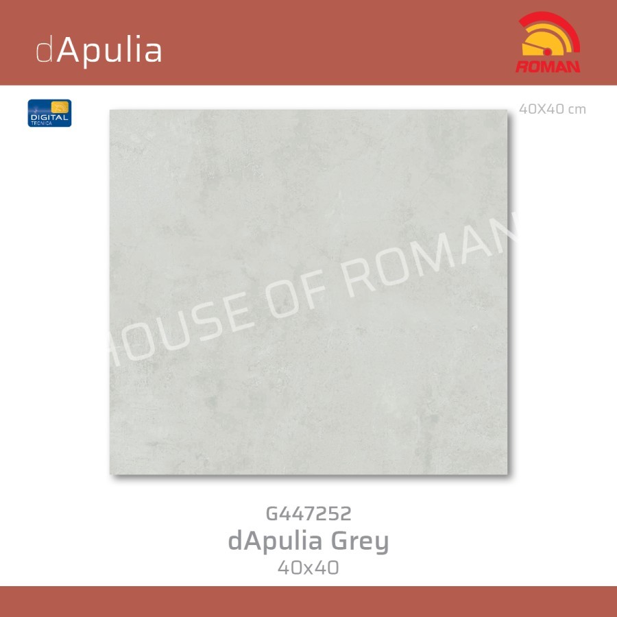 ROMAN KERAMIK dApulia Grey 40x40 G447252 ROMAN KERAMIK