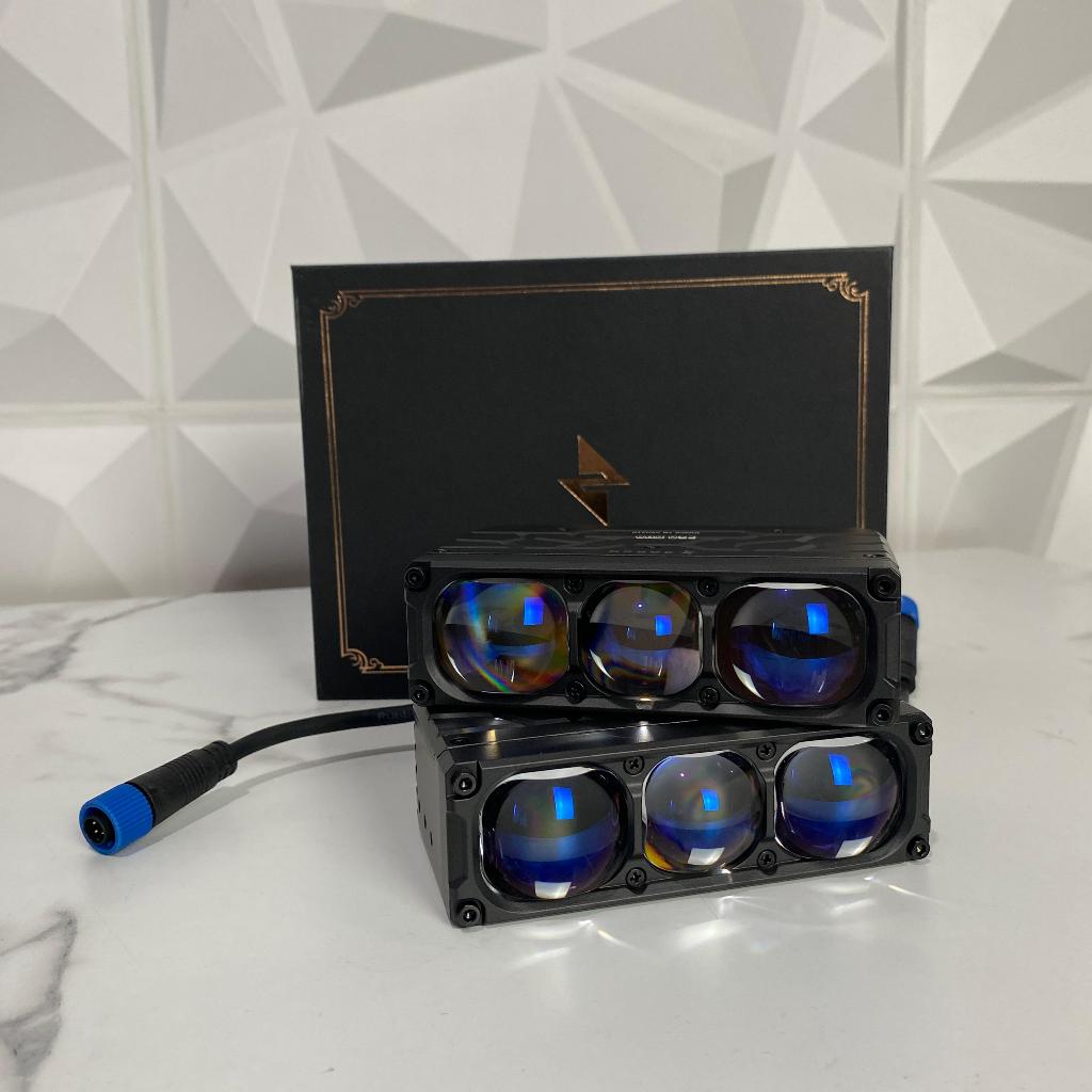 Mini Projie Foglamp Lampu Mobil SABER SR3 EVO New LED Projector Lampu Depan Mobil