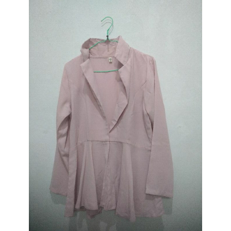 PL Blazer Vanilla Hijab - Pink
