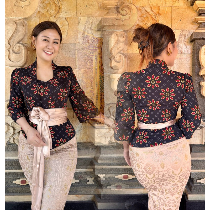 KEBAYA CWEK/WANITA MOTIF ENDEK BALI,BAJU KERJA,BAJU KANTOR