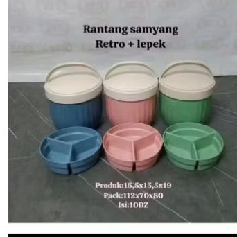 Grosir 6pcs Rantang Samyang Plastik