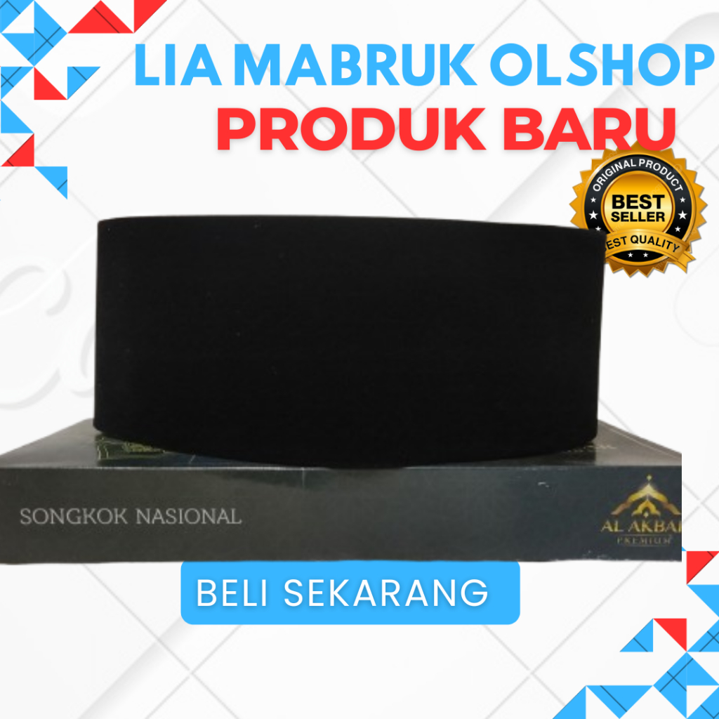 PECI SONGKOK HITAM /PECI HITAM /PECI DEWASA DAN ANAK