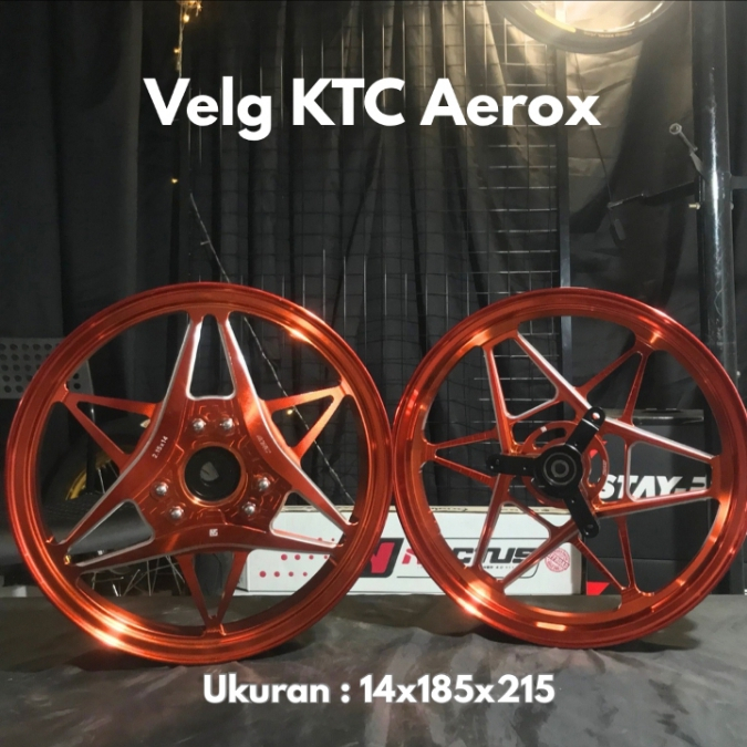 VELG KTC TOPAZ 2 TONE AEROX 14X185/215