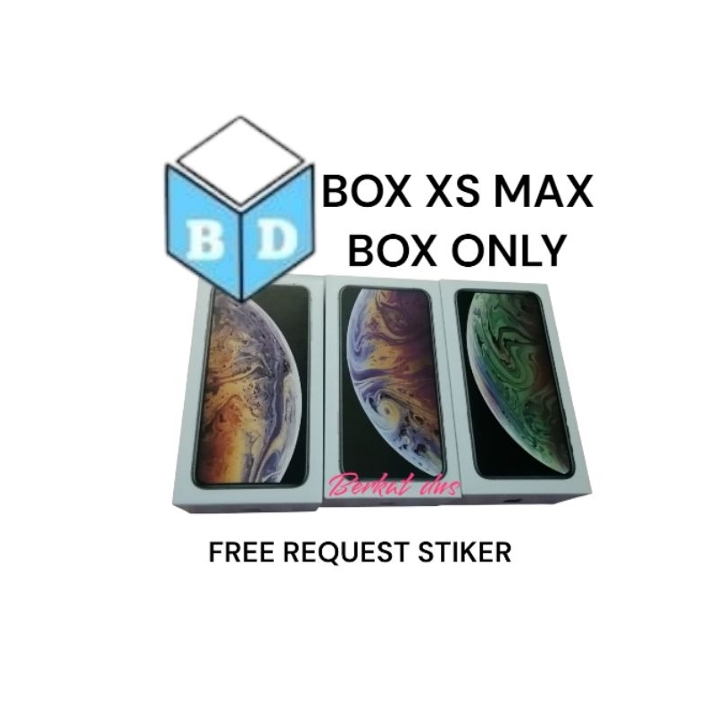 

BOX/KOTAK XS MAX BOX ONLY, WARNA LENGKAP