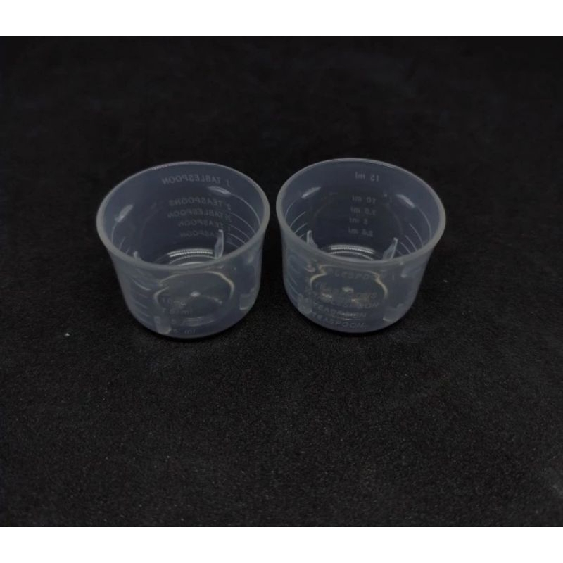 Gelas Takar Obat Cair Sloki Plastik 15ml