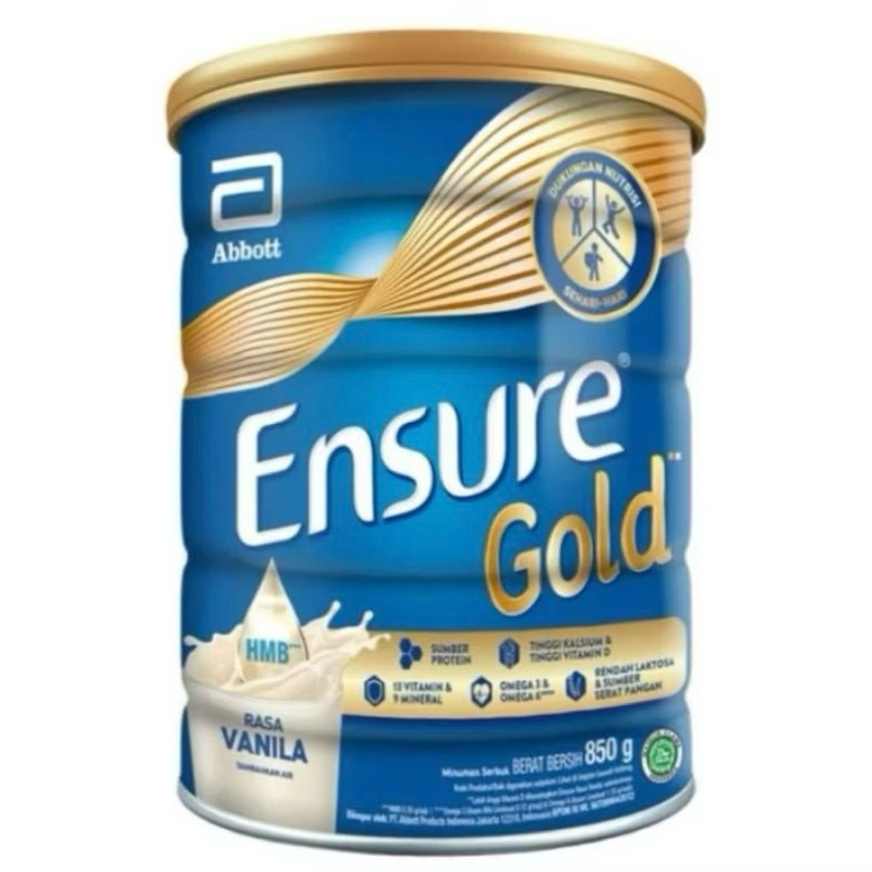 

Ensure Gold HMB Vanila 850 g - Nutrisi Dewasa Rendah Laktosa Susu Dewasa Susu Ensure Gold Vanilla