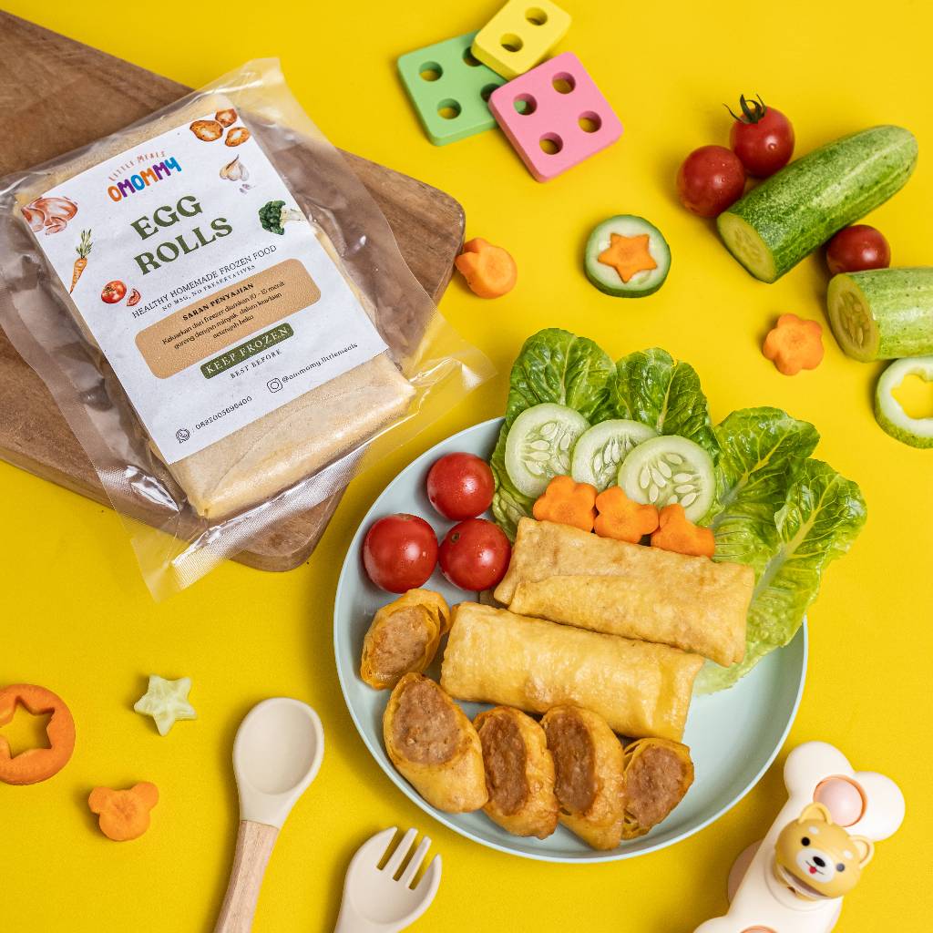 

EGG ROLLS Telur Gulung Isian Ayam Udang Isi 4 Pcs
