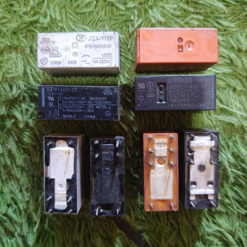 RELAY 12V 16A ( PIN 8 / PIN 6 )