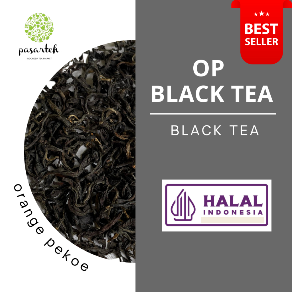 

[ Pasarteh ] OP Black Tea Organik I Orange Pekoe I Teh Hitam I Daun Teh I Teh Premium Indonesia
